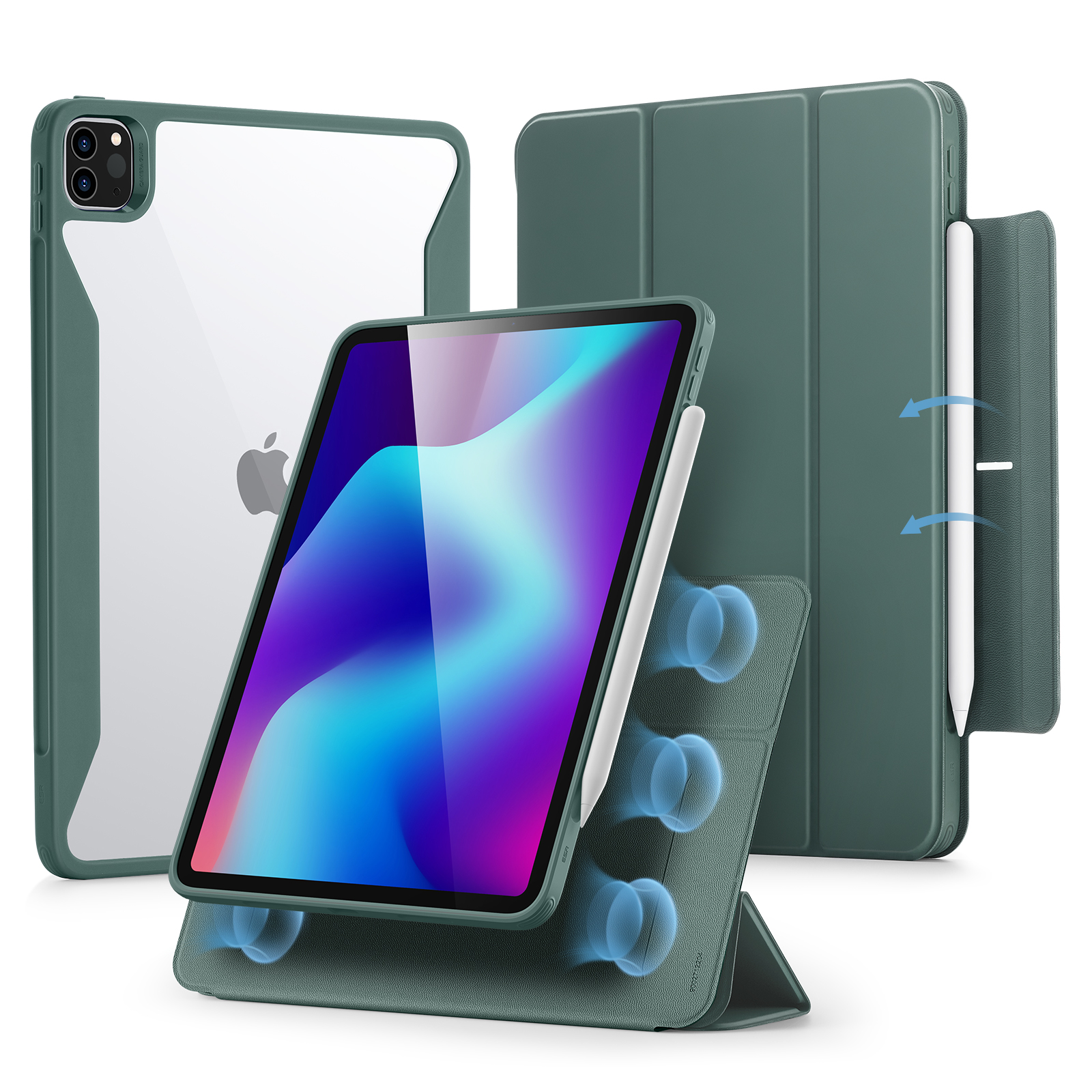 ESR Rebound Hybrid Case 360 for iPad Pro 12.9 2022/2021 – ナイコム 