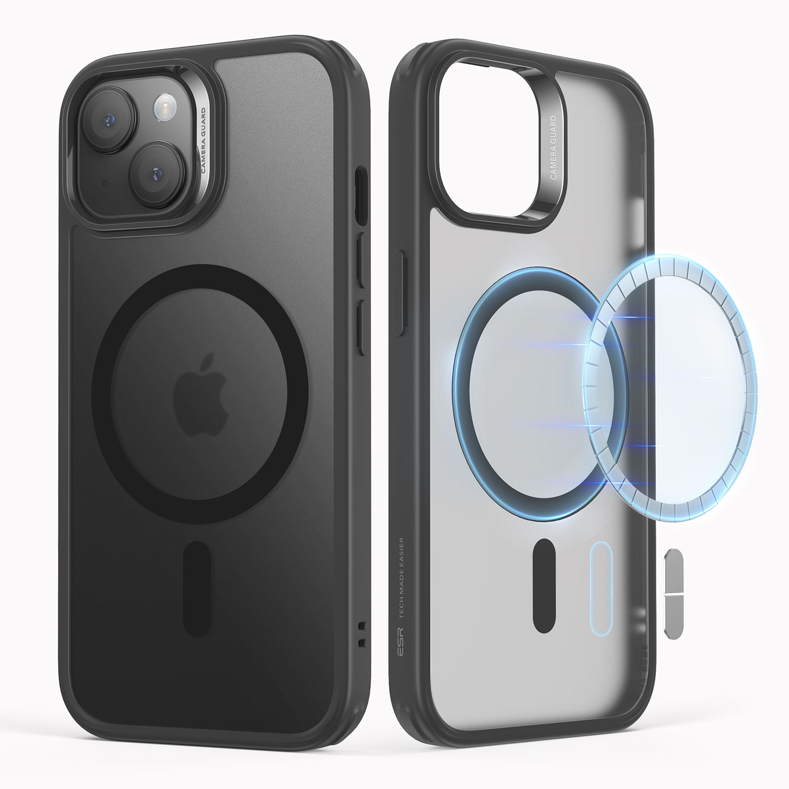 ESR Classic Hybrid Case (HaloLock), Compatible with iPhone 15 Plus 