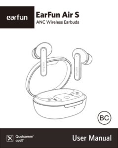 EarFun Air S – User Manualのサムネイル