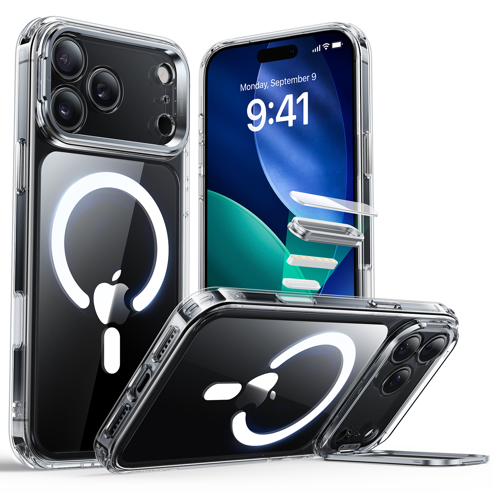 ESR Classic Hybrid Magnetic Case (Camera Control)for iPhone 17 Pro 